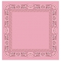 꽃사각테두리 나염손수건50x50(30수)